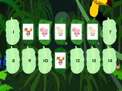 Memory game, animals MNAF 1