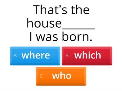 Defining relative clauses