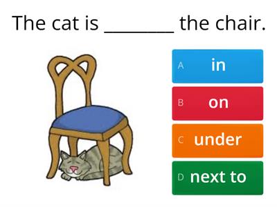 HW Beginner Unit 8 Prepositions