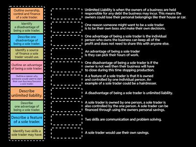 Sole Trader - Command Word 