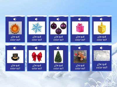 ¿De qué color es? (Flip the tiles)