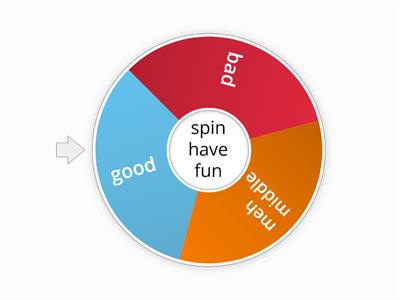 good bad spinner