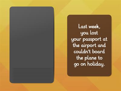 Inter Third conditional Speaking practice 