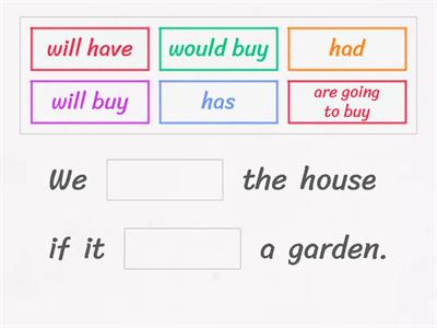 NEF Pre-Intermediate Second conditionals