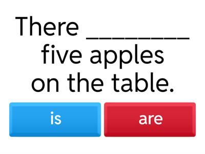 There is / There are - Food