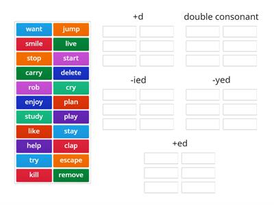 KB4_U4_ Regular Verbs Group Sort