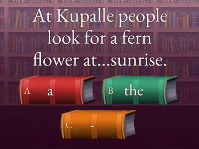 ARTICLES IN SET EXPRESSIONS