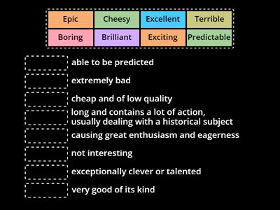 GEP1- Unit 2A-Vocabulary