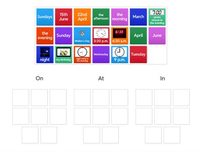 JS1 Prepositions of Time