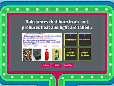 Quiz on Combustion