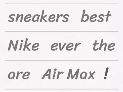 Sneakers  - superlatives