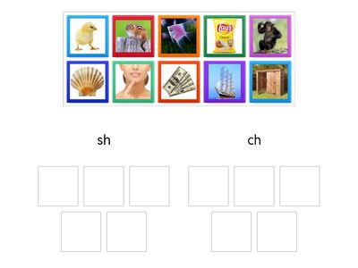 Digraphs Sort ch/sh