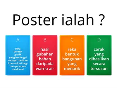 Kuiz Poster Tahun 4