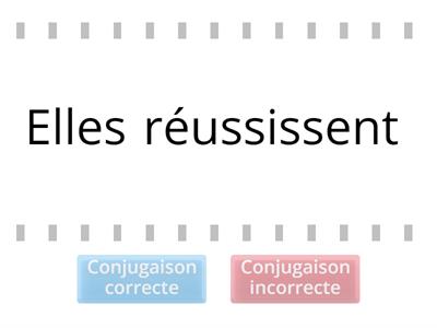 Les verbes du deuxième groupe