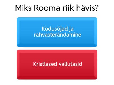 Rooma Riigi hävimine