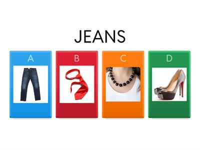 CLOTHES AND ACCESSORIES VOCABULARY