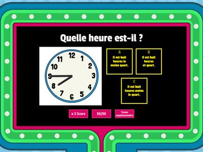 Quelle heure est-il ? Unité 4: Delf A1