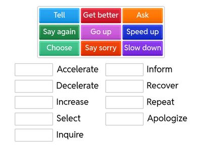 Synonyms and Antonyms