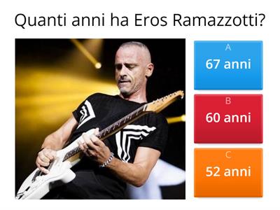 Quanti anni hai? quanti anni ha? quanti anni avete? quanti anni hanno? (italiani famosi)? 