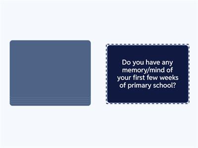 b2 general | memories | speaking