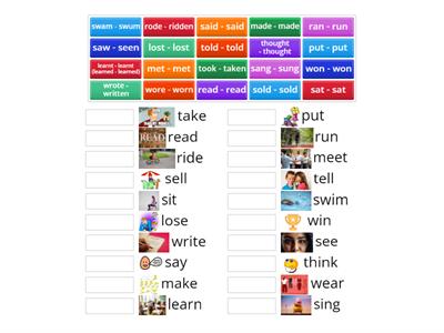 Irregular verbs 2 English