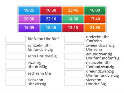 German 24 hour clock