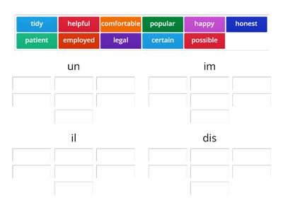 prefixes 