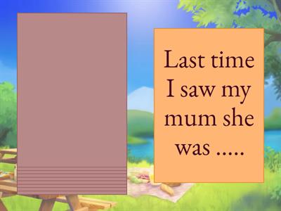 Speaking Past continuous