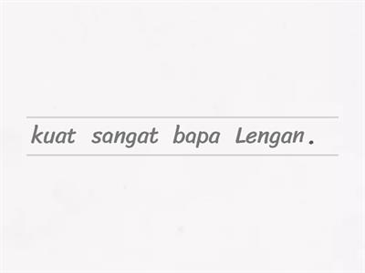 Susun Kata (Ayat Mudah dengan Perkataan Digraf "ng" dan "ny")