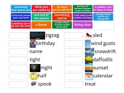 Flyleaf series 1 vocabulary match