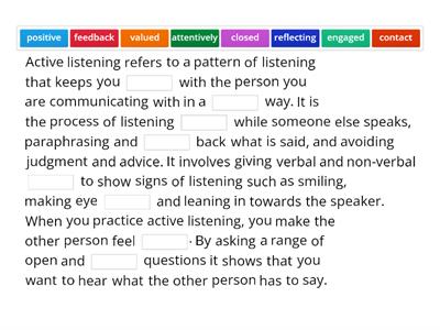 Active Listening