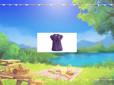 Game - watch and memorise Vocabulary - Clothes