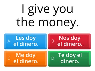 TEC21  Indirect Object Pronouns 