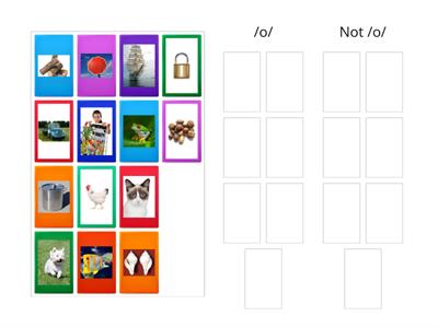 2.3 Sort short o ("o" olive, in the middle)