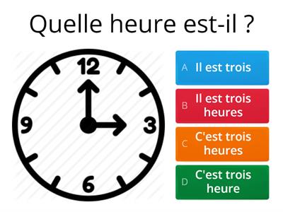 Les heures fle