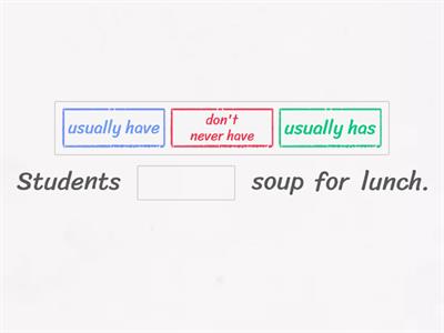 always, often, usually, sometimes, never - position, adverbs of frequency