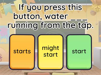 Grammar - First / zero conditional