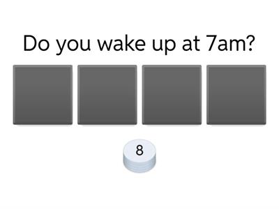 YES/NO QUESTIONS DAILY ROUTINES