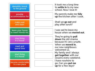 Opt Academy B1 phrasal verbs