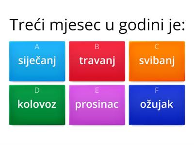 Mjeseci u godini