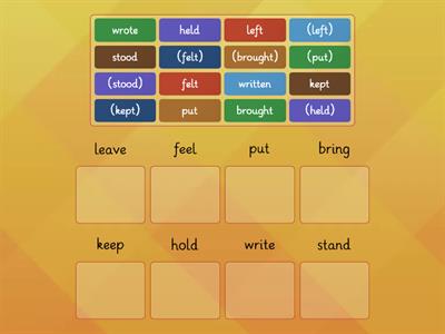 Irregular verbs part 3