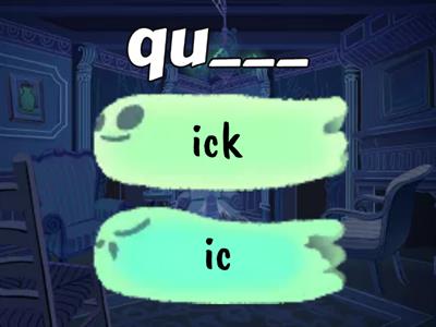 J.M. Spelling ic or ick