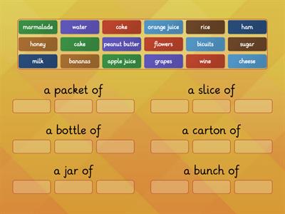 Containers and amounts 2