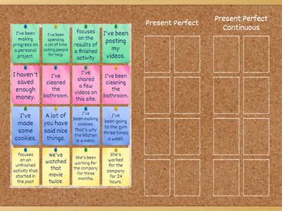 Present perfect VS Present perfect continuous