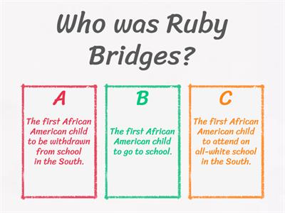 Entering - Ruby Bridges