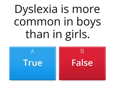 Dyslexia Myths: True or False