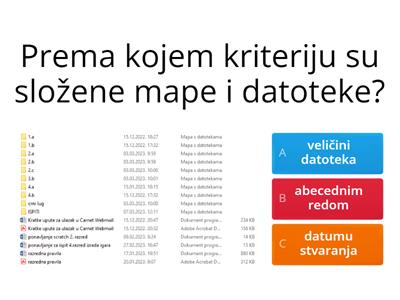 Redam i grupiram podatke 3.razred