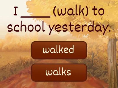 Simple Past Tense Practice