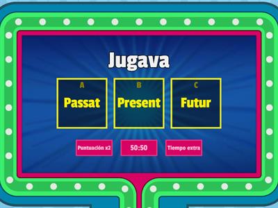 Els verbs (present, passat, futur)