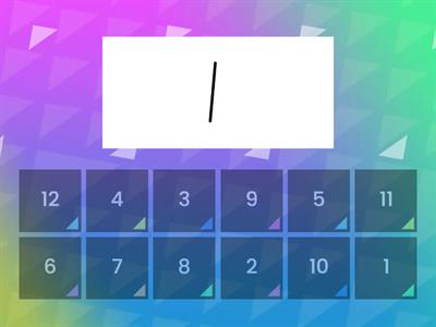 Tally Mark idenification 1-12